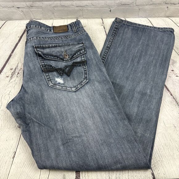 Men's Fly Paper‎ Boot Cut Jeans 34x34 - Picture 1 of 13